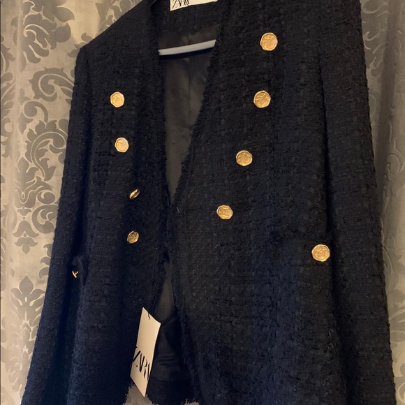 Zara / Cardigan / Black / Extra Small / Viscose - Picture 3 of 4